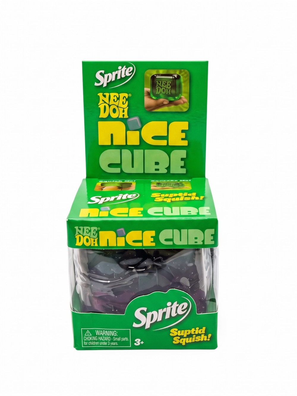 NeeDoh Nice Cube Sprite Sensory Fidget Toy – Stress Relief